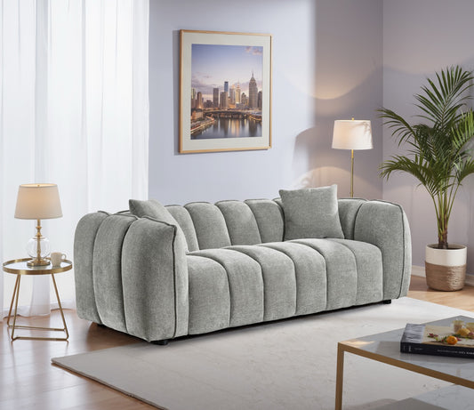 Ex Display Grey Venice 3-Seater Sofa
