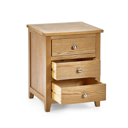 Mallory 3 Drawer Bedside
