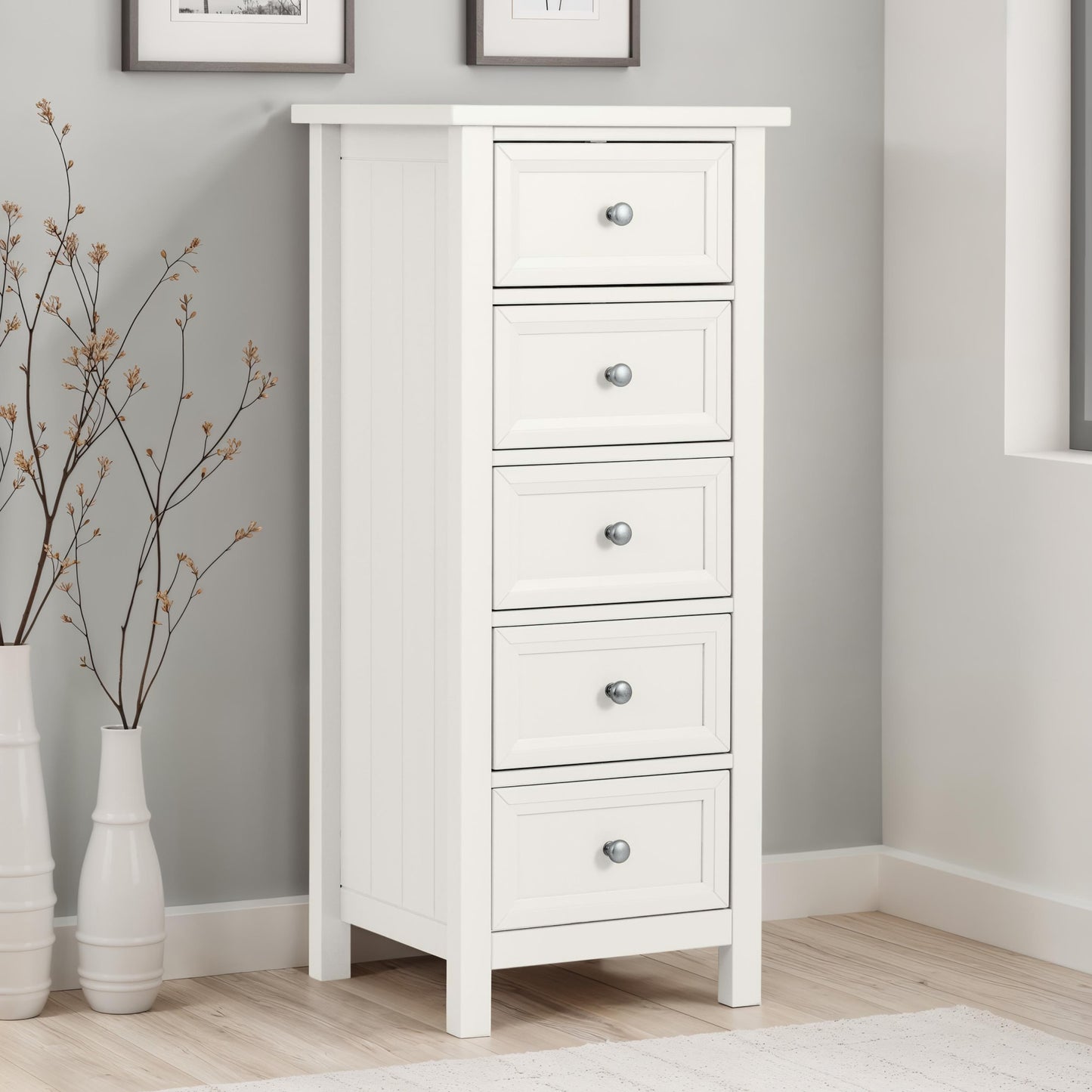 Maine 5 Drawer Tall Chest