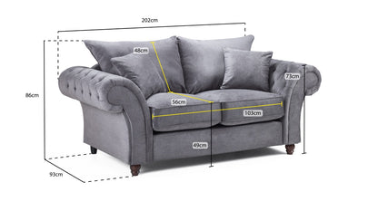 Windsor Fullback Sofa 3+2 Suite