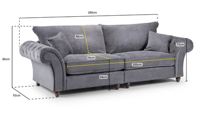 Windsor Fullback 4-Seater Sofa