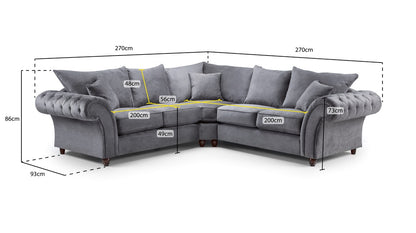 Windsor Fullback Large Corner Sofa