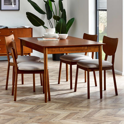 Lowry Extending Dining Table With 2 Drawers