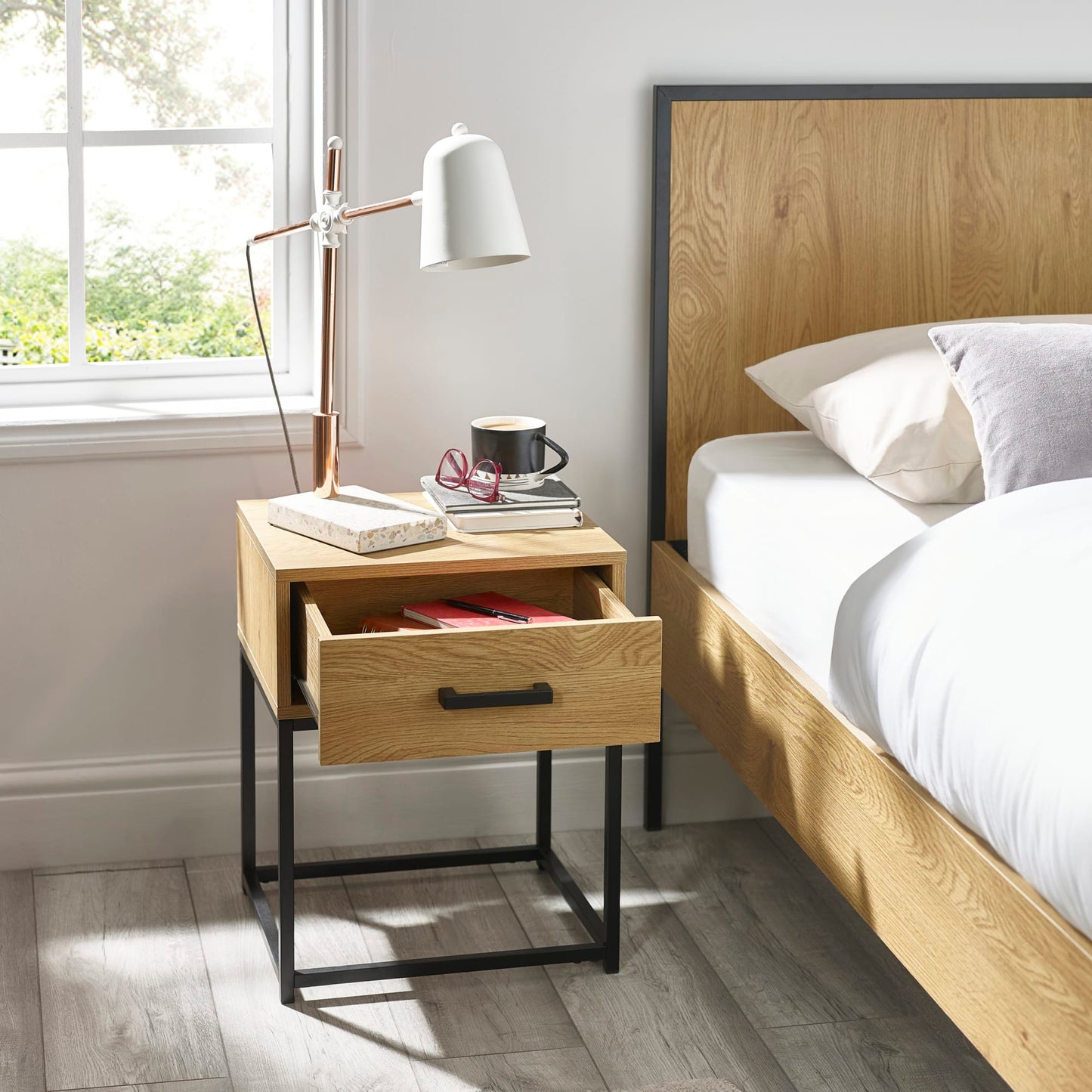 Harlow 1 Drawer Bedside