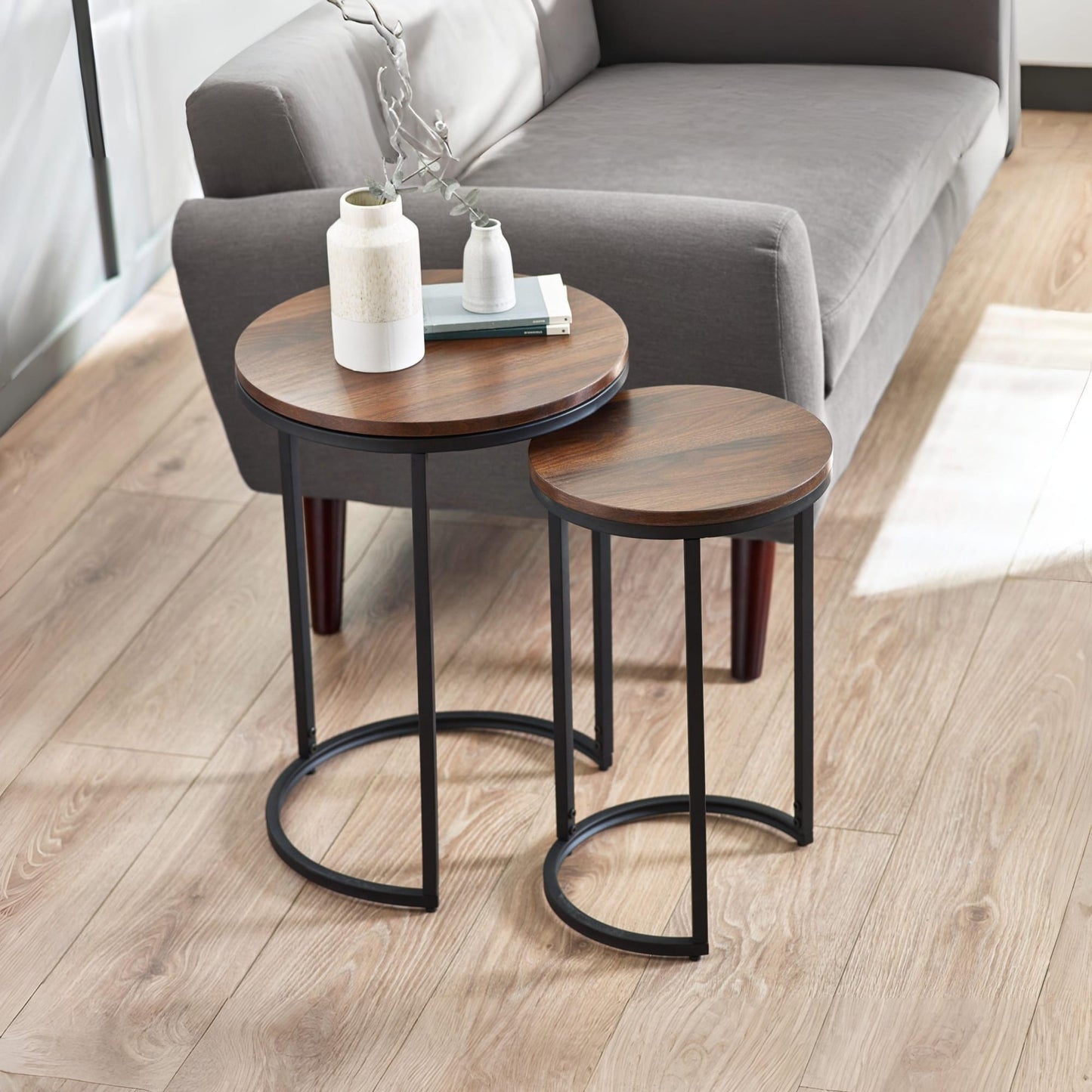 Tribeca Round Nesting Side Tables