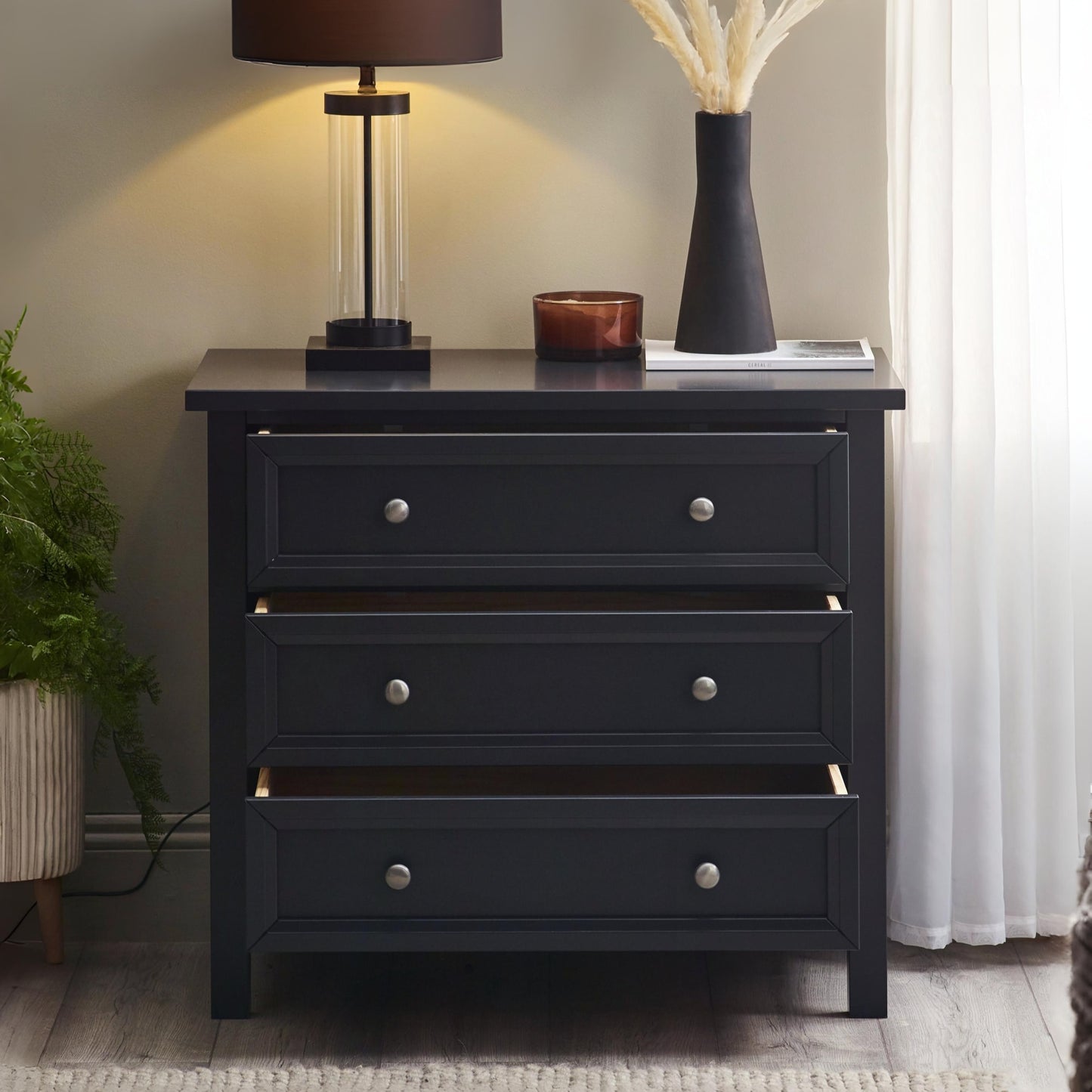 Maine 3 Drawer Wide Chest
