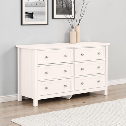 Maine 6 Drawer Wide Chest