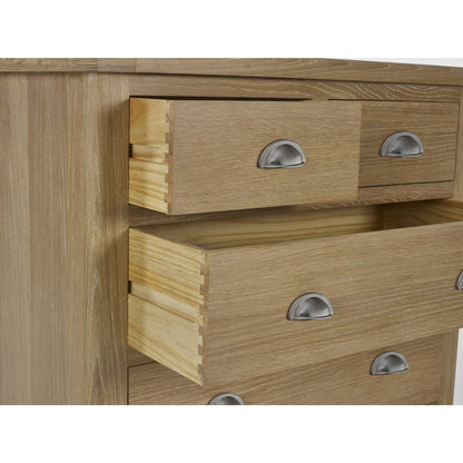 Memphis Limed Oak 3 + 2 Drawer Chest