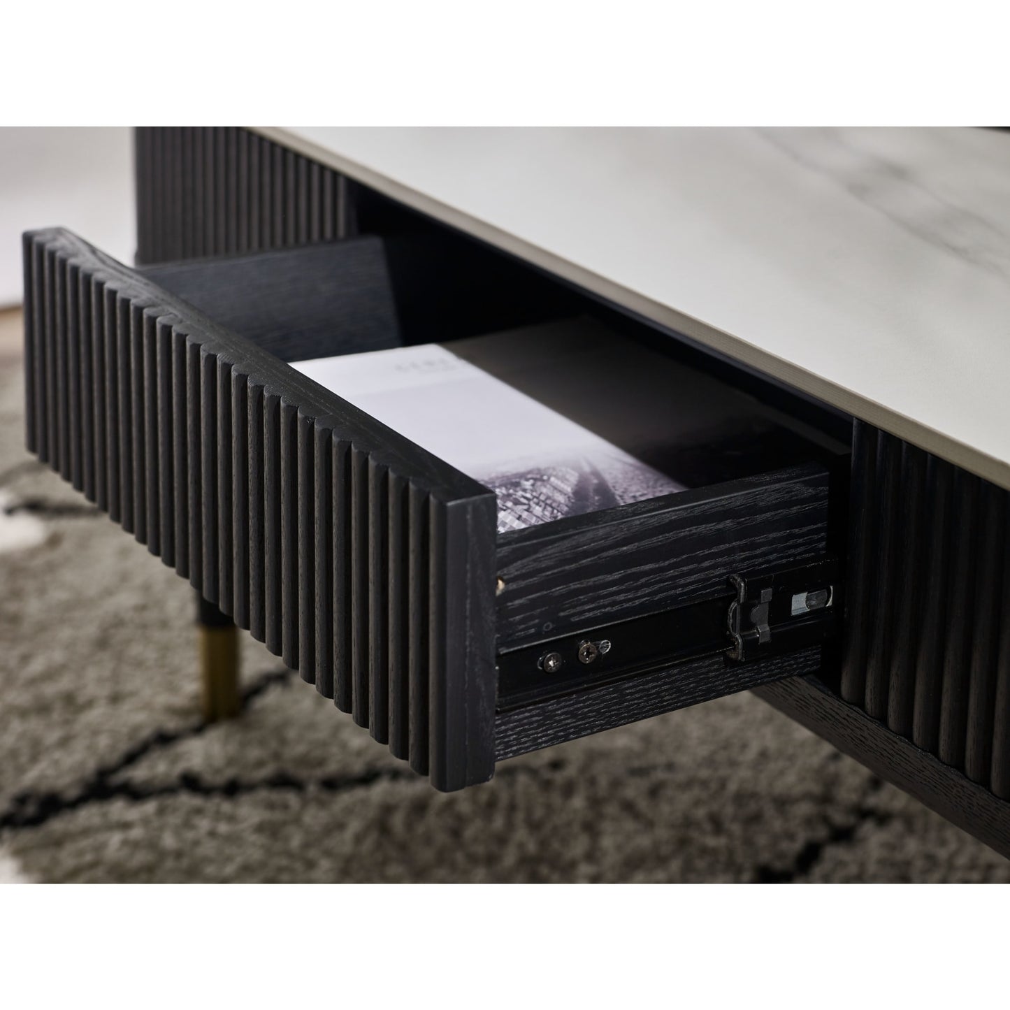 Louis Coffee Table With 2 Drawers
