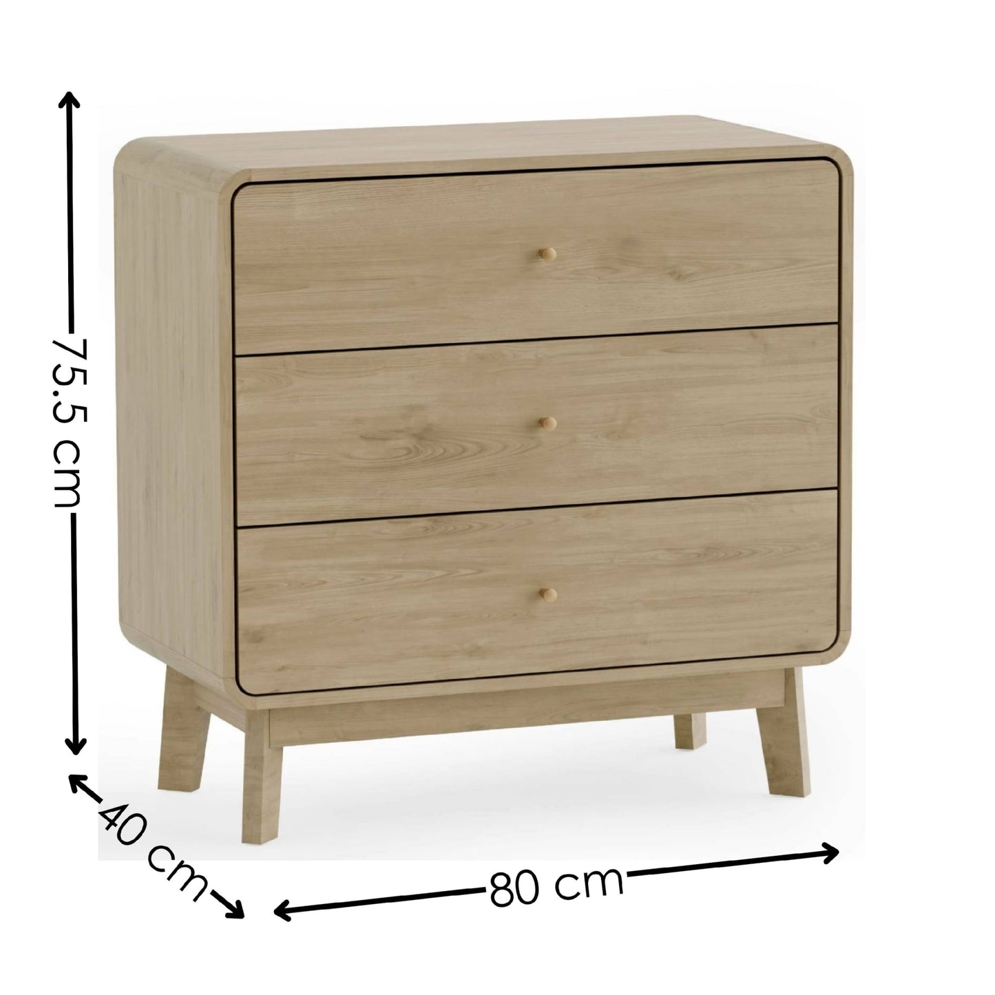 Ingrid 3 Drawer Chest