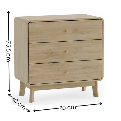 Ingrid 3 Drawer Chest