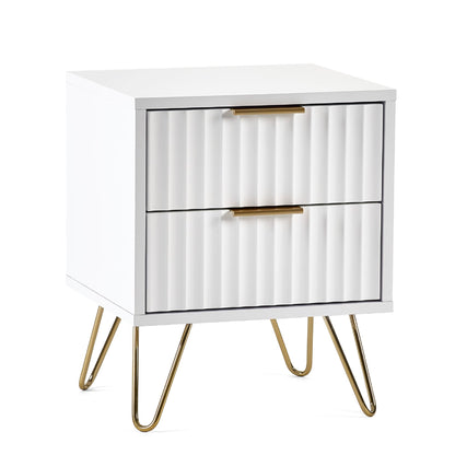 Murano 2 Drawer Bedside