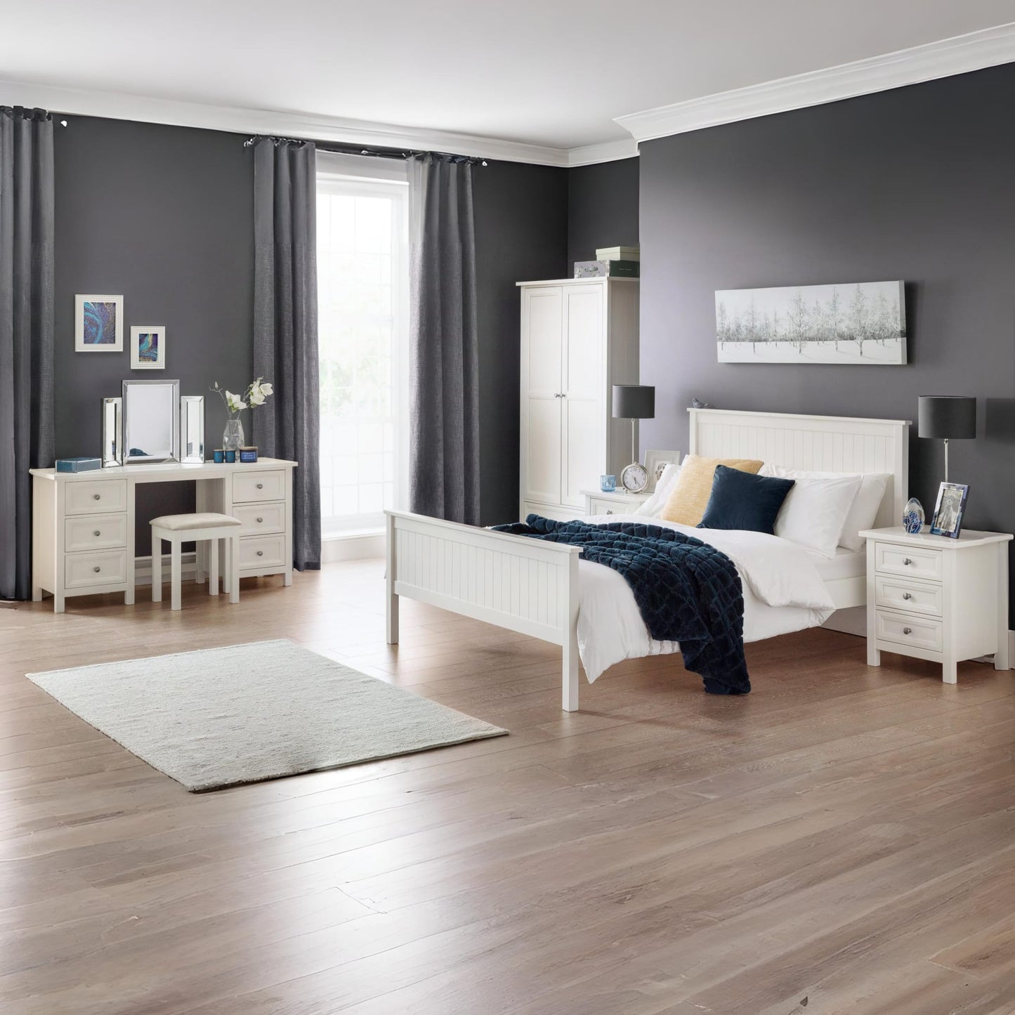 Maine 2 Door Combination Wardrobe