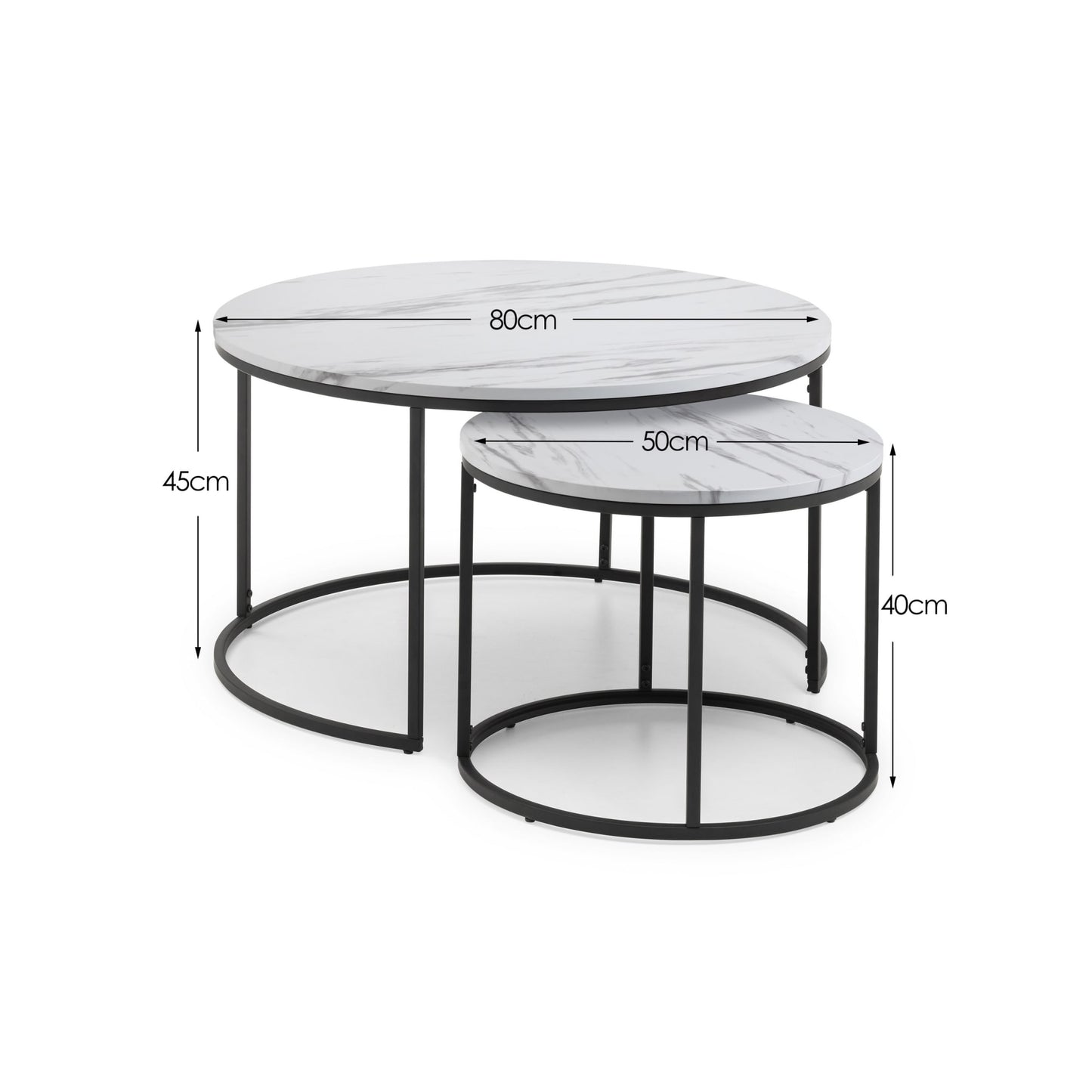 Bellini Round Nesting Coffee Table