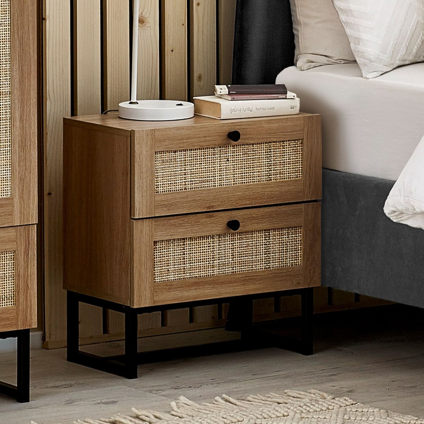 Padstow 2 Drawer Bedside