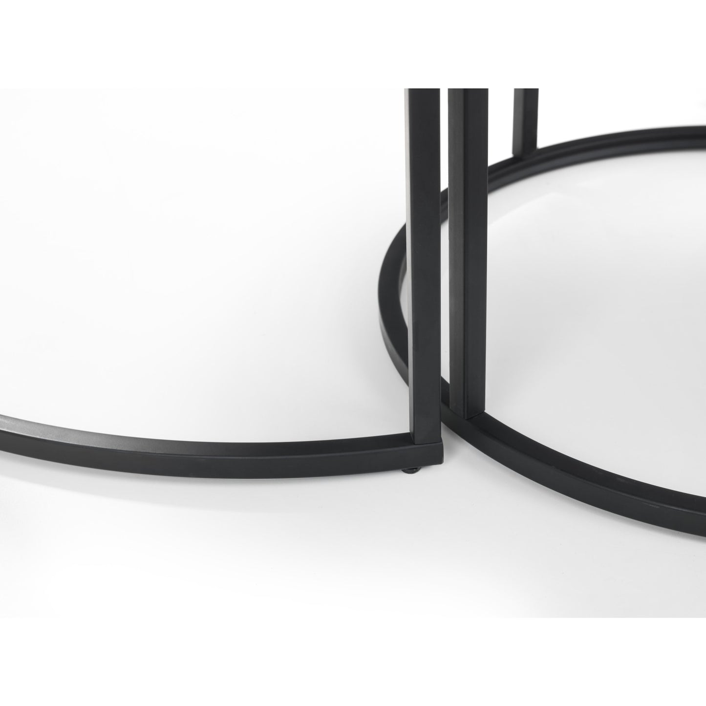 Staten Concrete Round Nesting Coffee Table