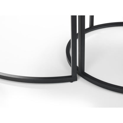 Staten Concrete Round Nesting Coffee Table