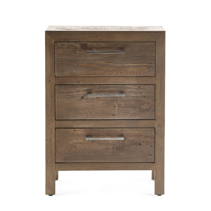 Heritage 3 Drawer Bedside